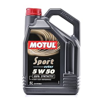 MOTUL Sport ester 5W50 5L 2本セット Motul Sport 5W50 5L High Performance Synthetic Engine Oil